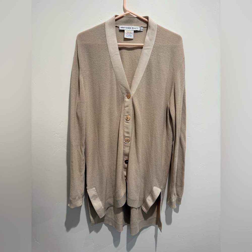Gretchen Scott heaven goddess button up cardigan size large medium